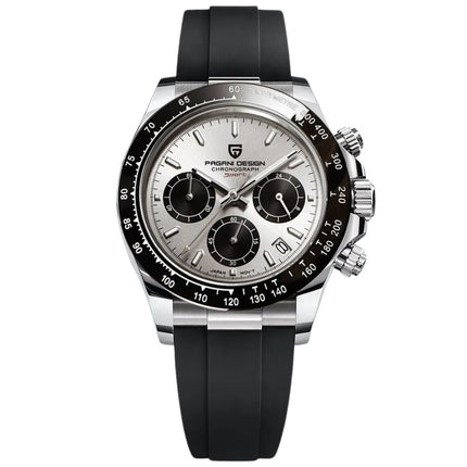 Pagani Design PD1664 Men's Chronograph Watch Black & Silver