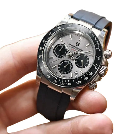 Pagani Design PD1664 Men's Chronograph Watch Black & Silver