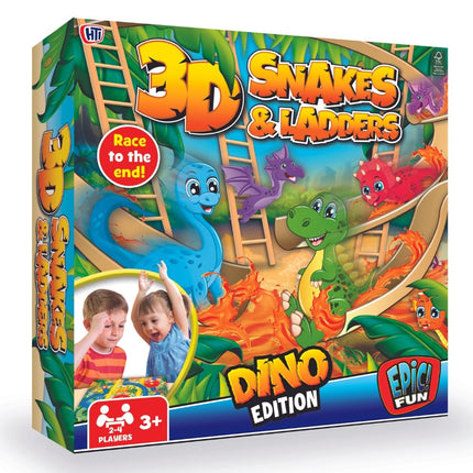 3D Snakes & Ladder Dino Edition 