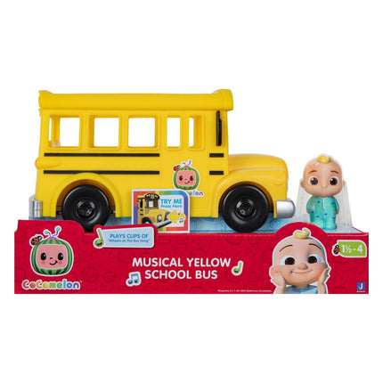 Cocomeln Musical Yellow Bus Boxed 