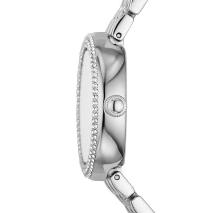 Emporio Armani Ladies Silver Watch AR11354 Side 