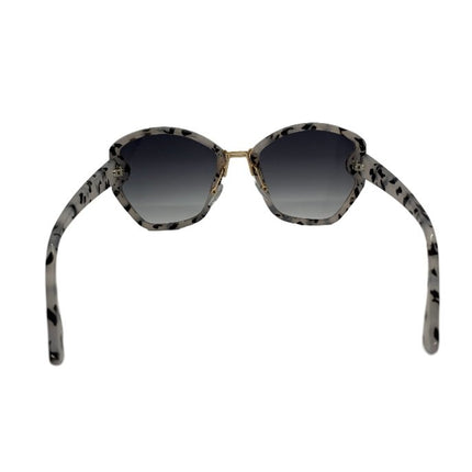 Black & Grey Hexagon Sunglasses