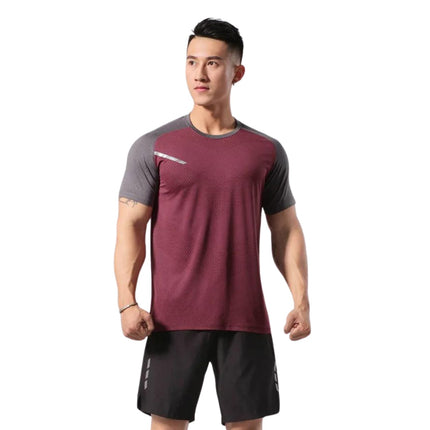Mens Short Sleeve MT010 T-Shirt Maroon