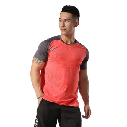Mens Short Sleeve MT010 T-Shirt Red