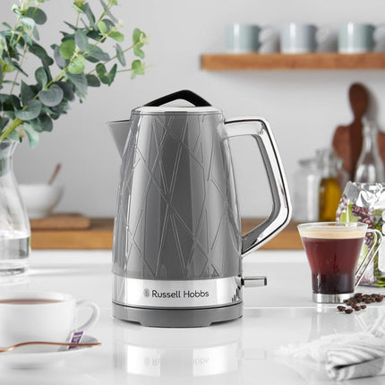 Russell Hobbs Structure Grey Kettle Kitchen