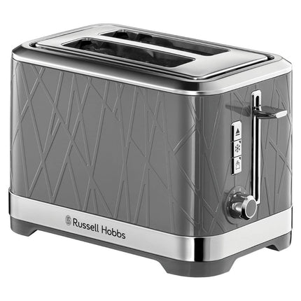 Russell Hobbs Structure Grey Two Slice Toaster 