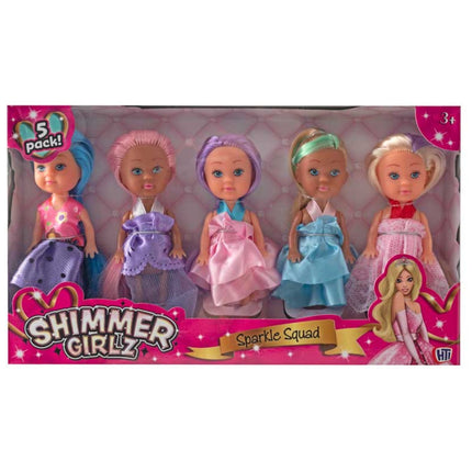 5 Pack Of Assorted Dolls
