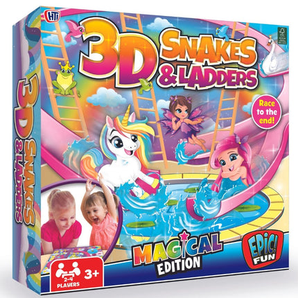 3D Snakes & Ladders Magical Edition 