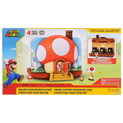 Super Mario Deluxe Toad House Play Set Boxed