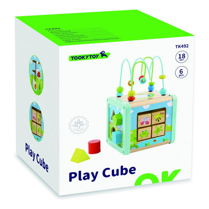 Wooden Play Cube Boxed