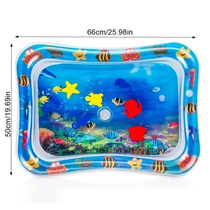 Water Tummy Time Play Mat Size 