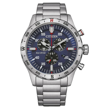 Citizen AT2520-89L Eco-Drive Chronograph mens watch front