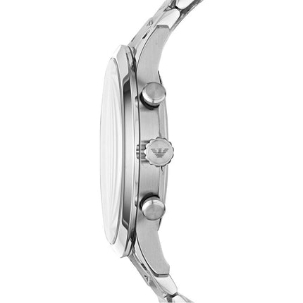 Emporio Armani AR11208 Silver Stainless Steel Watch Side 