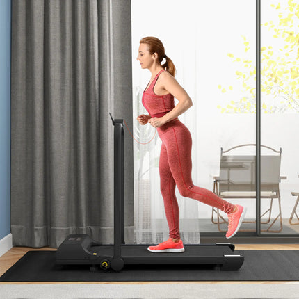 HOMCOM 2.5HP Walking Pad Treadmill, Folding Under Desk Treadmill, Walking Machine, 1-10km/h, with Remote Control