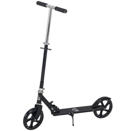 Kids Foldable Black Scooter With 4 Adjustable Levels For 7 - 14 Year Olds