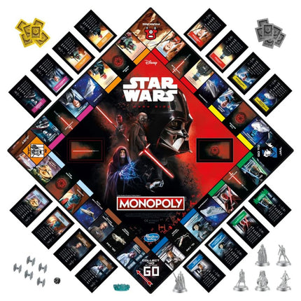 Monopoly Star Wars Dark Side Edition Family Game For Kids & Adults