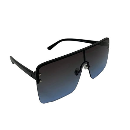 Flat Top Sunglasses Blue & Black