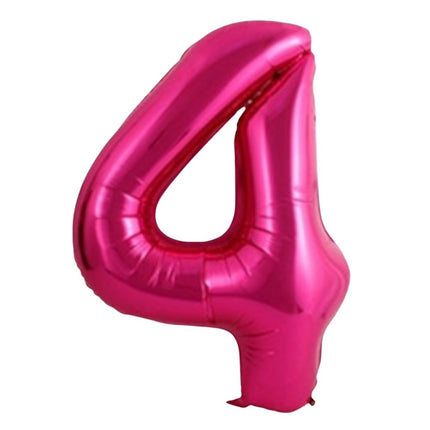 40 Inch Hot Pink Balloon Number 4