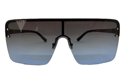 Flat Top Sunglasses Blue & Black