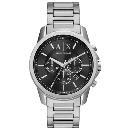 Armani Exchange AX1720 Silver Men's Chronograph Watch Front