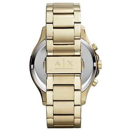 Armani Exchange Watch AX2137 Gold Chronograph Watch Back