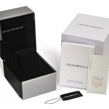 Emporio Armani AR11208 Silver Stainless Steel Watch Box