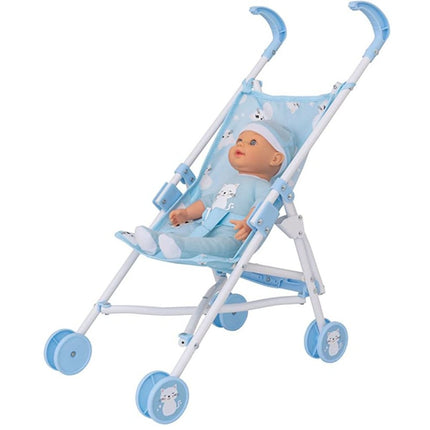Baby Boo Blue Stroller 