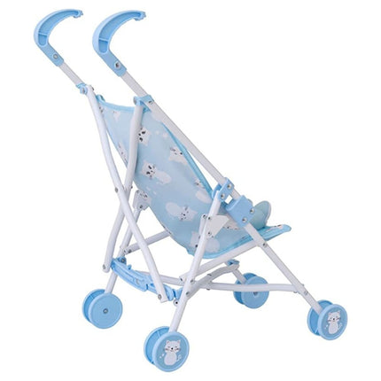 Baby Boo Blue Stroller Back