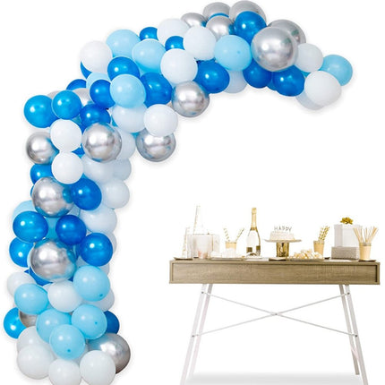 Blue Themed Balloon Arch Kit