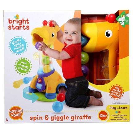 Bright Stars Spin & Giggle Giraffe Boxed