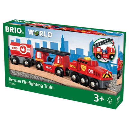 BRIO Fire Fighting Rescue Train Boxed 