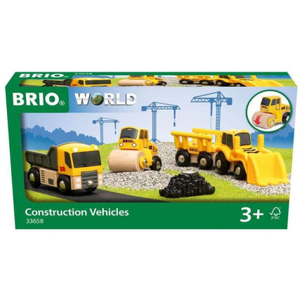 Brio World Construction Vehicles Play Set Boxed 