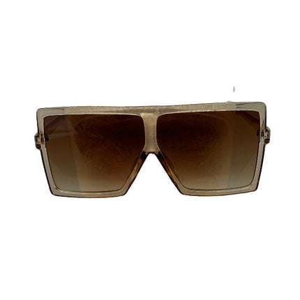 Over Sized Square Sunglasses All Brown