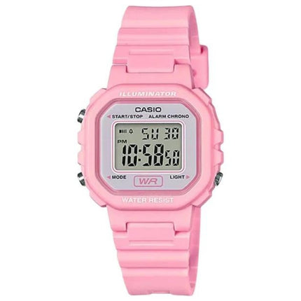 Casio LA-20WH-4A1EF Ladies Pink Watch Front