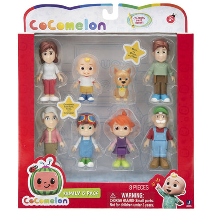 Cocomelon 8 Pack Of Figures 