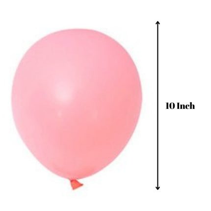 100 Dark Pink Latex Balloons - 10 Inch