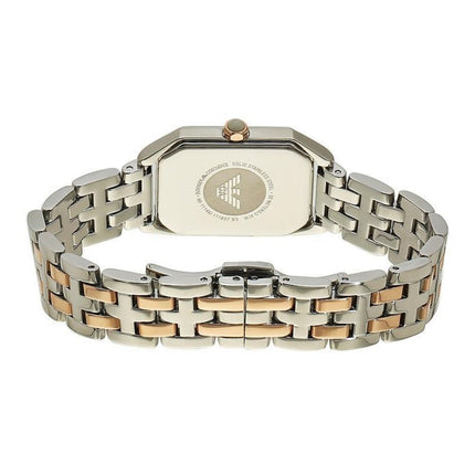 Emporio Armani AR11146 Two Tone Ladies Silver & Gold Watch