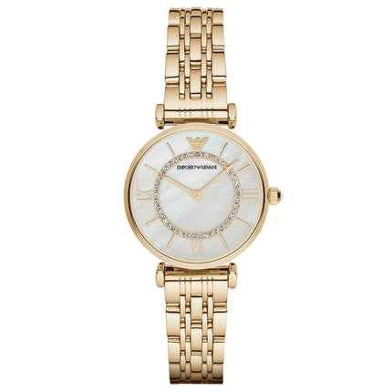 Emporio Armani AR1907 Gold Ladies Watch  Front