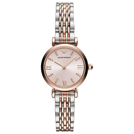Emporio Armani Ladies Rose Gold Watch AR11223