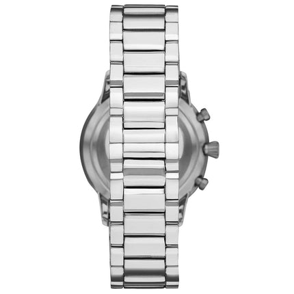 Emporio Armani AR11208 Silver Stainless Steel Watch Back