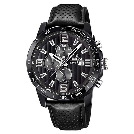 Festina F20339/6 Men's Black Chronograph Watch Front