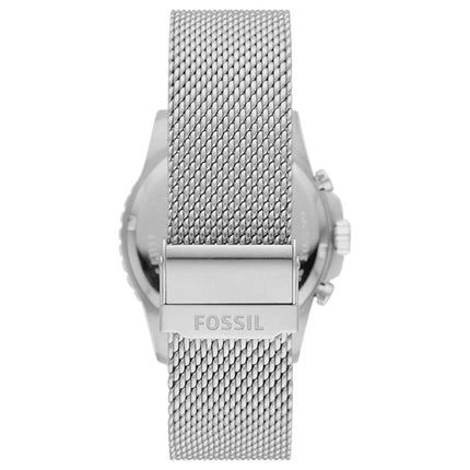 Fossil FS5915 FB-01 Men's Silver Chronograph Watch Back