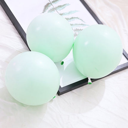 100 Green 10" Macaron Pastel Latex Balloons 