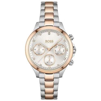 Hugo Boss Ladies Two Tone Watch 1502564 Front