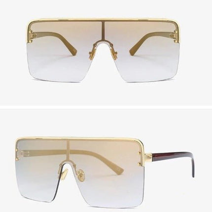 Gold Large Sunglasses