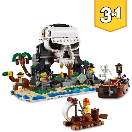 Lego 3 In 1 Creator Pirate Ship Skull Island 