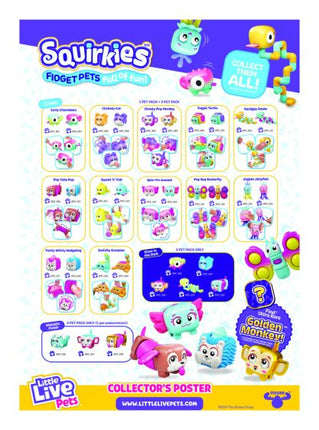 Little Live Pets Squirkies Collection Poster