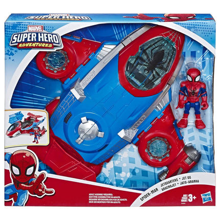 Marvel Superhero Adventures Spider-man Jet Quarters Boxed