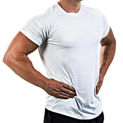 Men's Plain Short Sleeved T-Shirt White