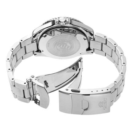 Orient Automatic Silver Men's Watch Side 
